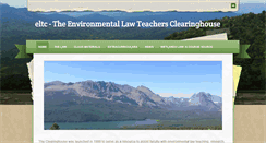 Desktop Screenshot of envirolawteachers.com
